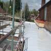 cold liquid applied roof coating system